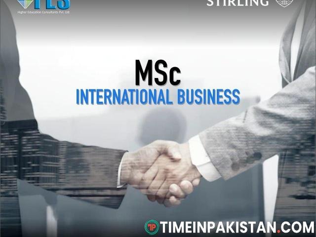 MSc International Business program at the University of Stirling. - 1