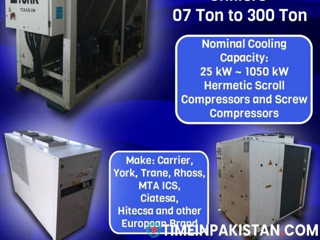 Commercial and Industrial Air Cooled Chillers Capacity Ranging: 07 Ton 300 Ton - 1