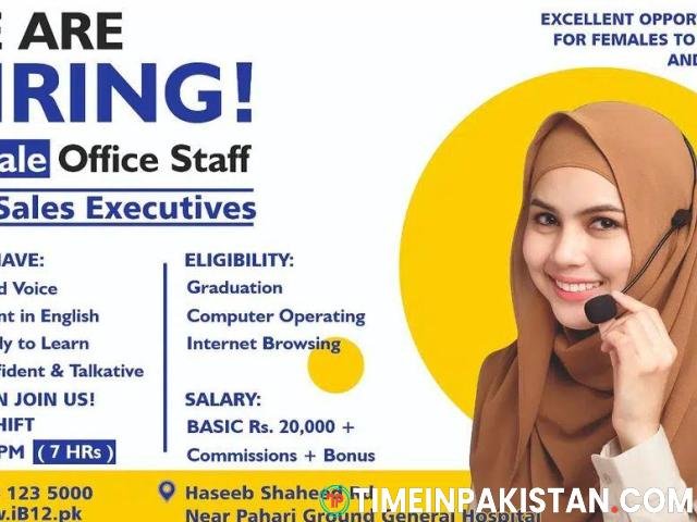 Hiring Female Staff for Faisalabad office - 1